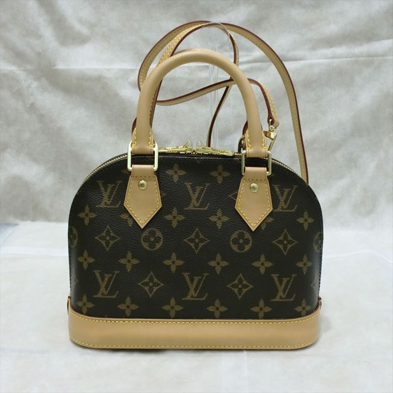 Louis Vuitton Louis Vuitton Handbag Monogram Alma BB Marron Gold