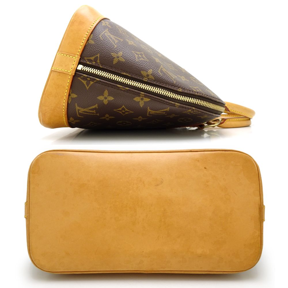 Louis Vuitton Monogram Alma Handbag Brown