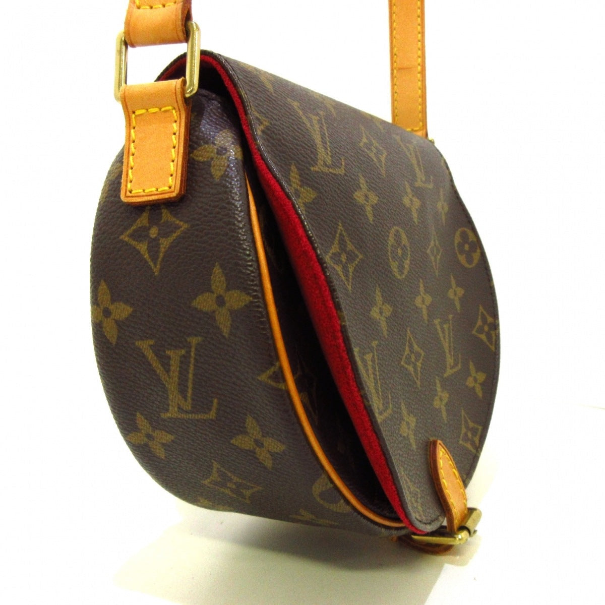 Louis Vuitton Sac Tan Blanc Shoulder Bag Monogram Canvas