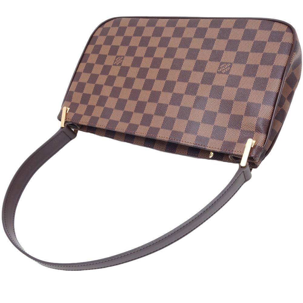 Louis Vuitton Damier Aubagne Shoulder Bag Brown