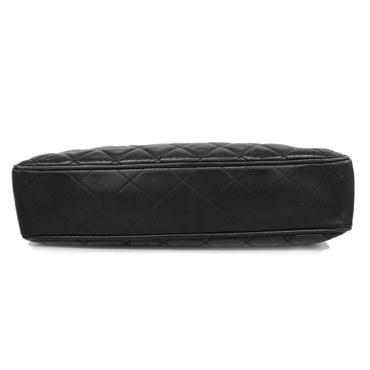Chanel Shoulder Bag Matelasse Chain Lambskin Black