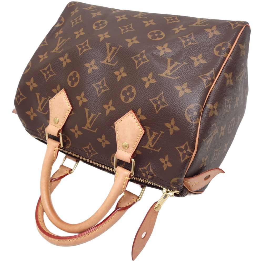 Louis Vuitton Monogram  Speedy 25 Handbag Brown