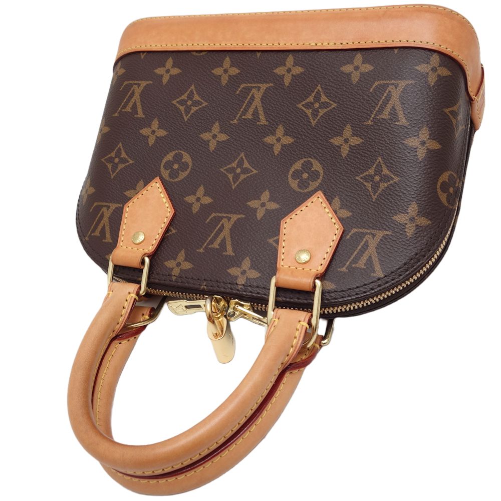 Louis Vuitton Monogram Alma BB 2Way Bag Brown