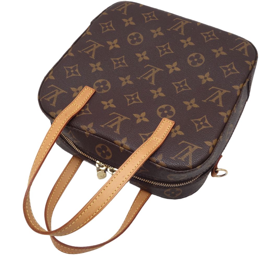Louis Vuitton Monogram Spontini 2Way Bag Brown