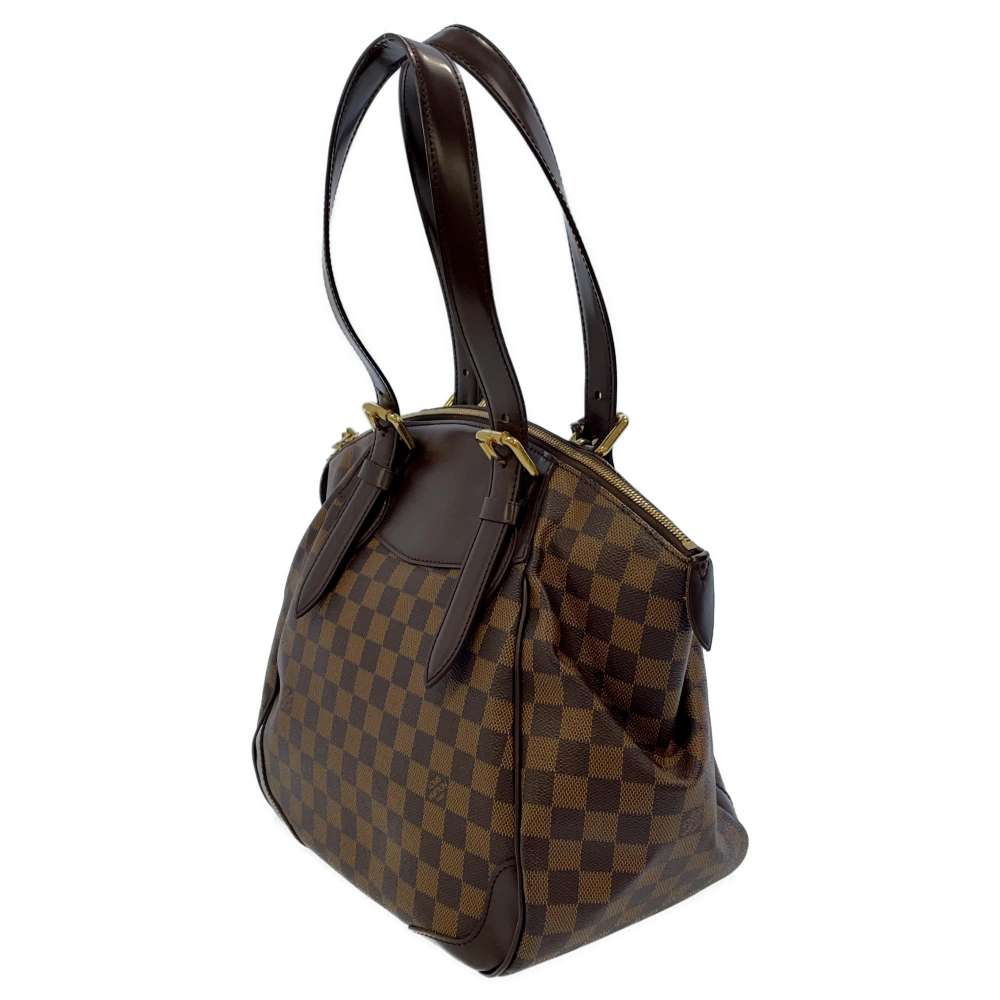Louis Vuitton Handbag Damier Ebene Verona MM Red