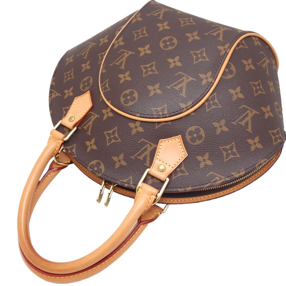 Louis Vuitton Monogram Ellipse PM Handbag Brown
