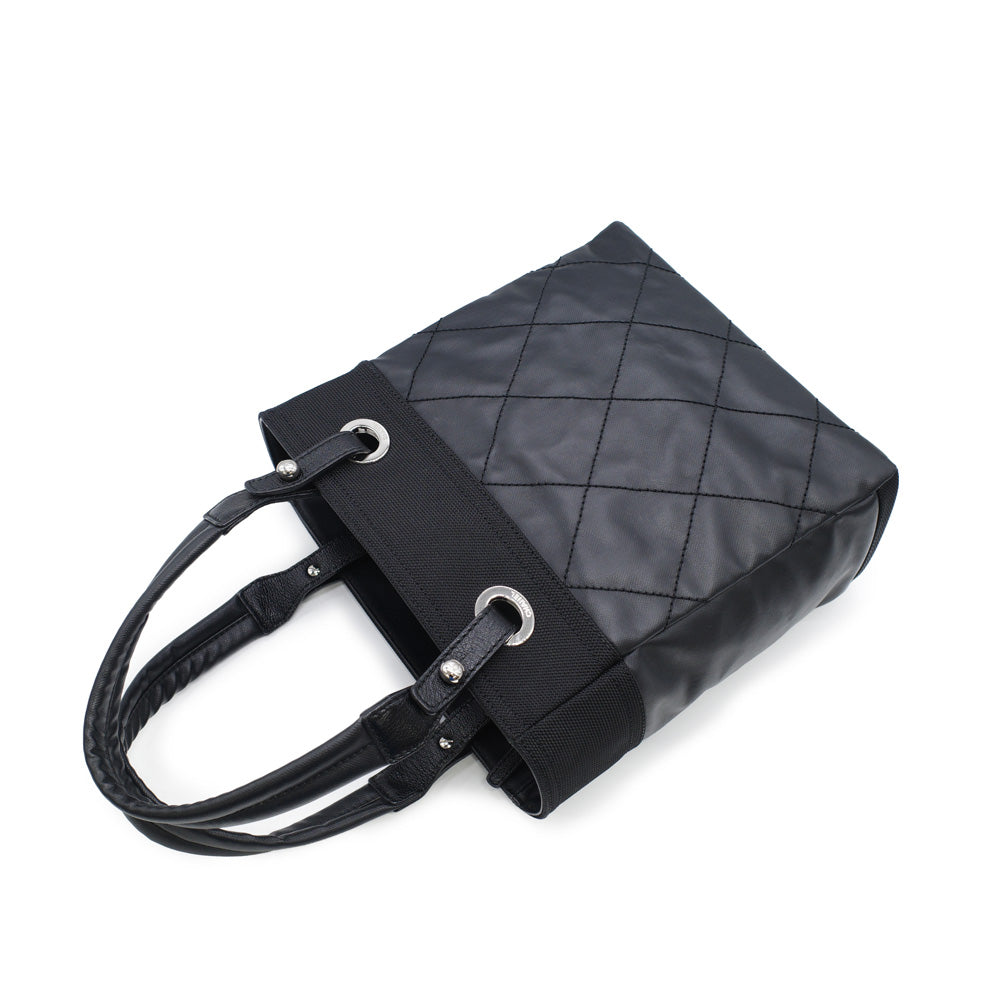Chanel Paris Biarritz PM Small Tote Bag Black