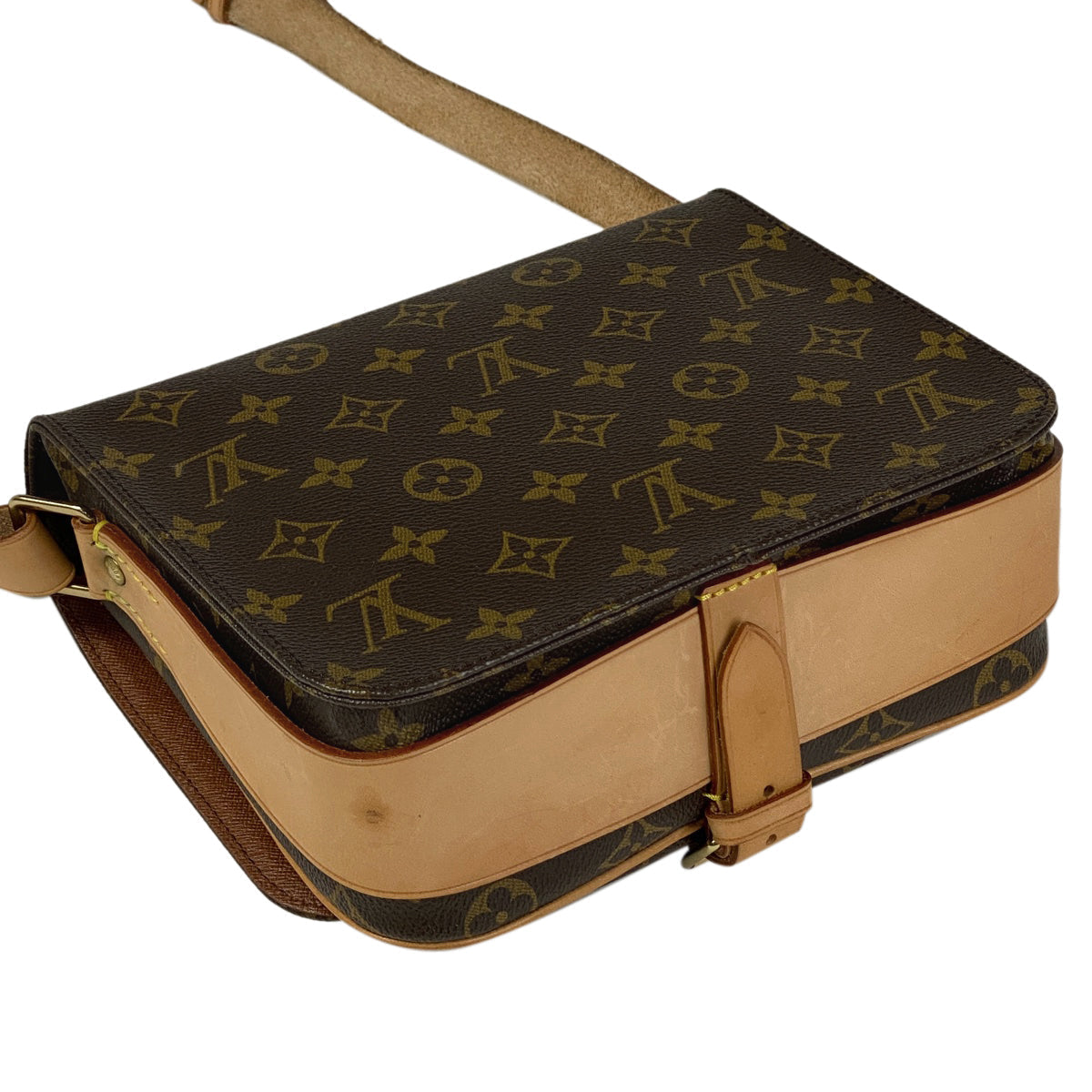 Louis Vuitton Cartesier 22 Shoulder Bag Monogram Brown