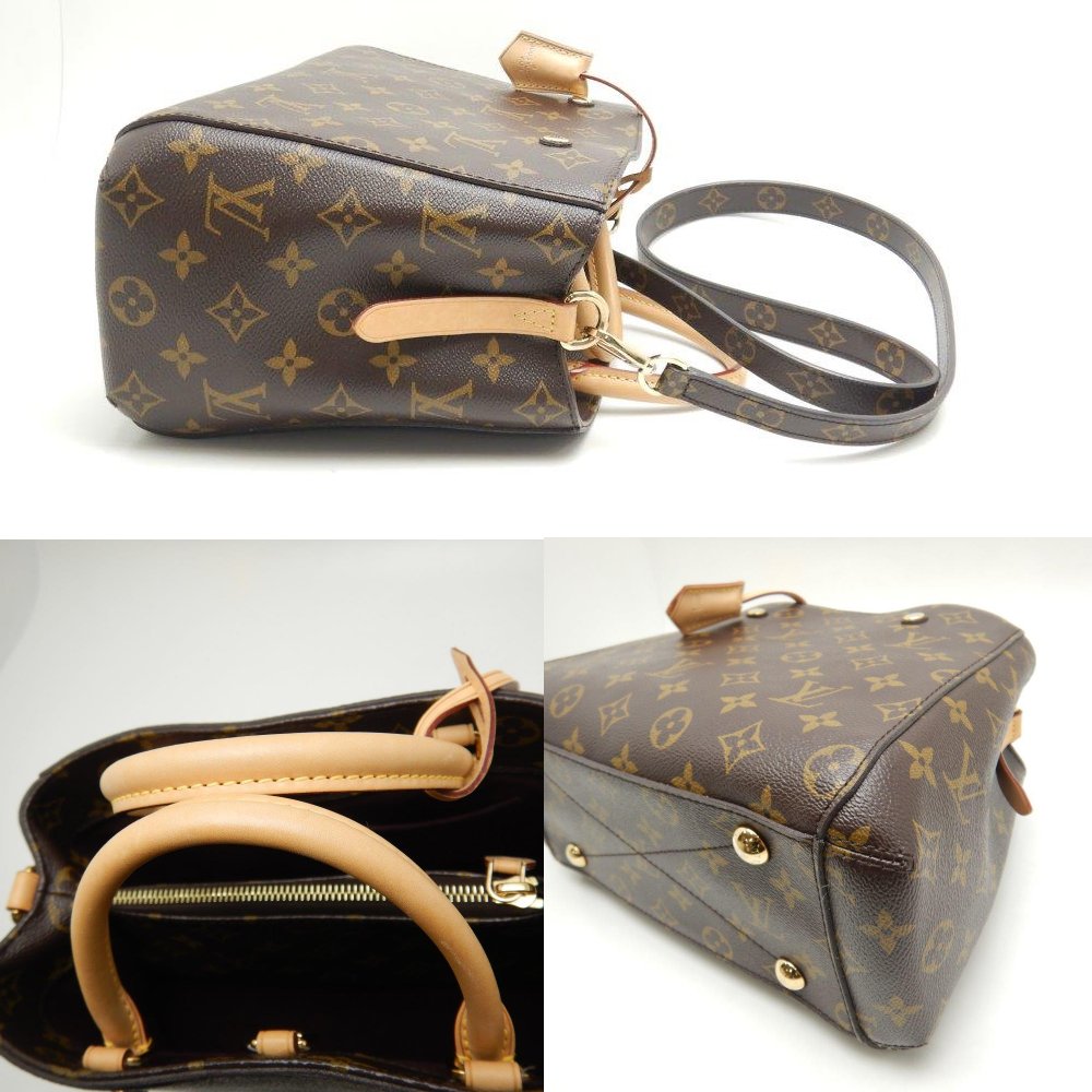 Louis Vuitton Monogram Montaigne BB Brown 2WAY Bag