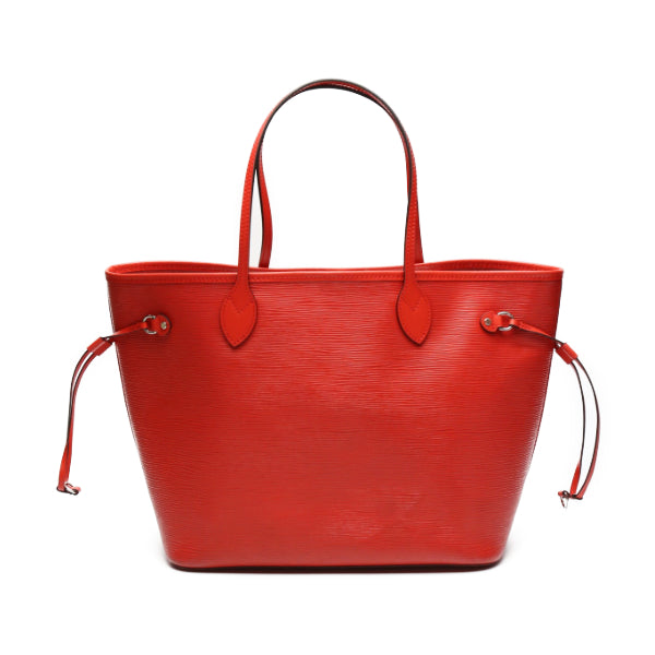 Louis Vuitton Neverfull MM Epi Grenard Pouch Red Tote Bag