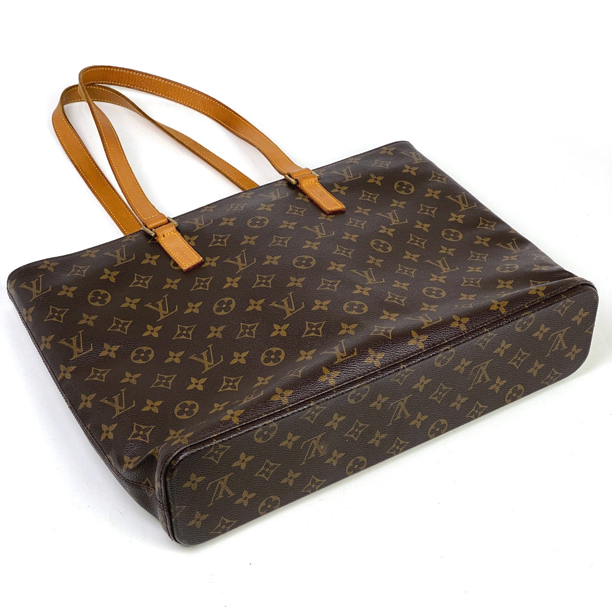 Louis Vuitton Luco Shoulder Bag Shawl Tote Monogram Brown