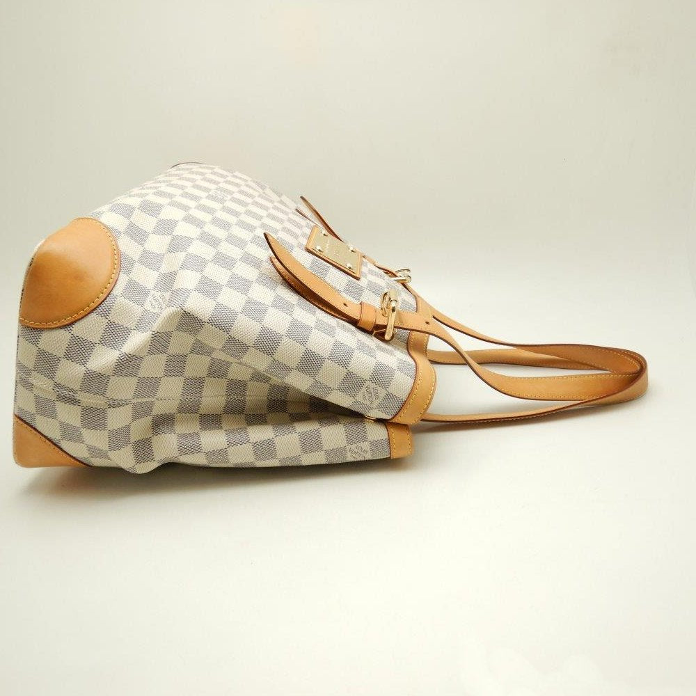 Louis Vuitton Damier Azur Hampstead MM Tote Bag