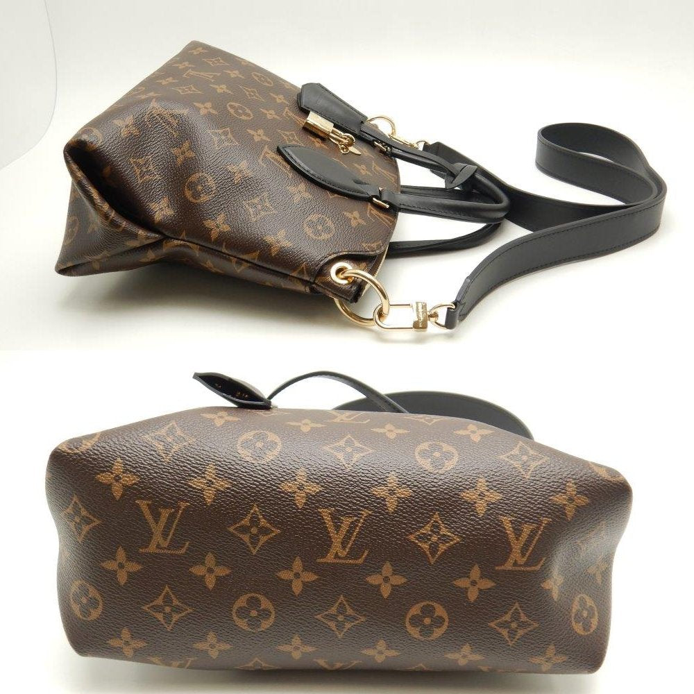 Louis Vuitton Monogram Zip Tote Bag PM Noir 2way Bag