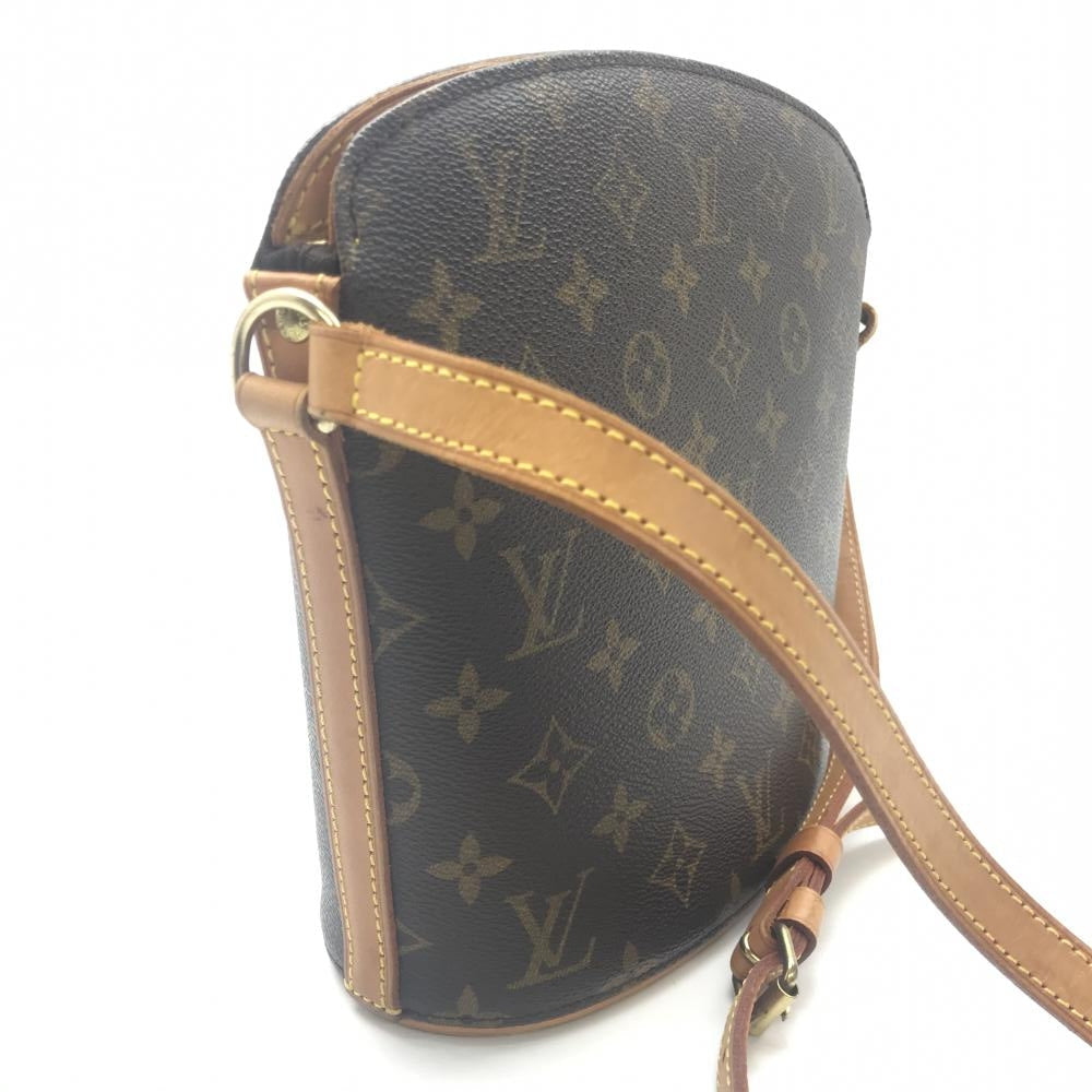 Louis Vuitton Druot Monogram Shoulder Bag Brown Diagonal Bag
