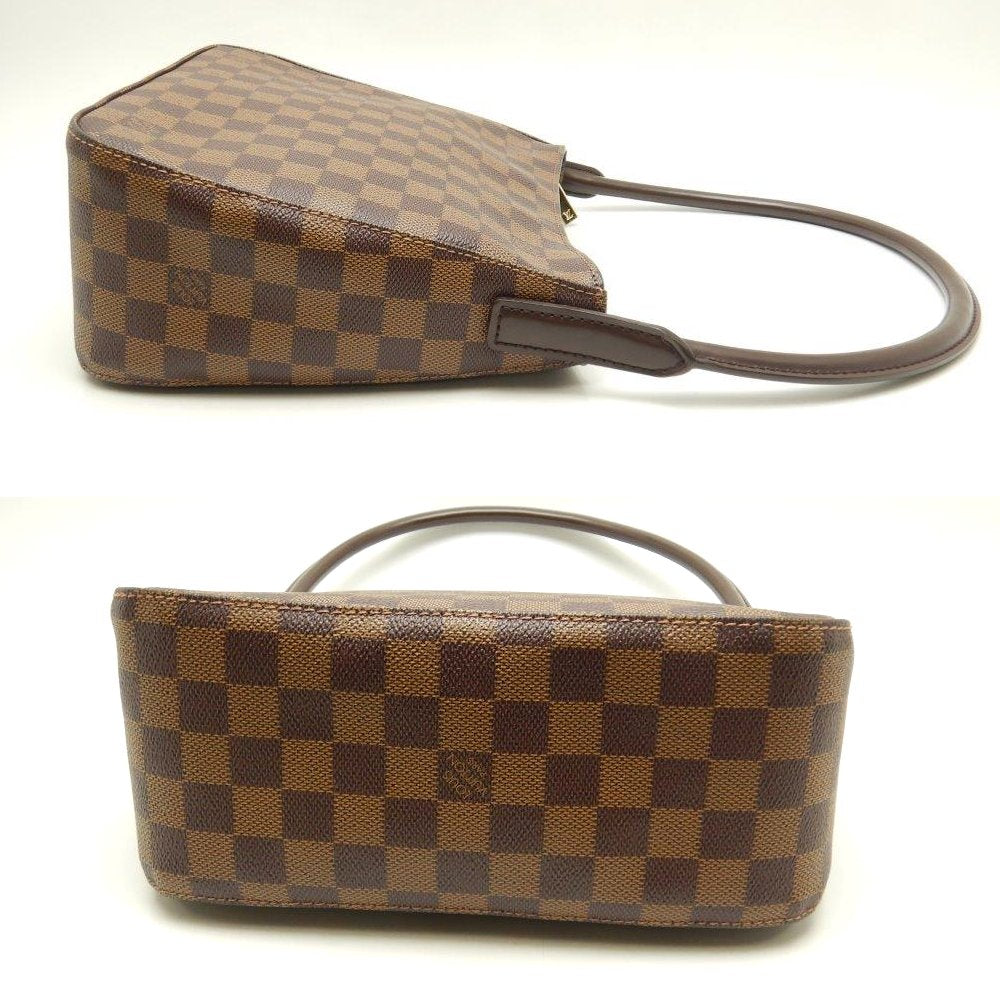Louis Vuitton Damier Looping MM Ebene  Shoulder Brown