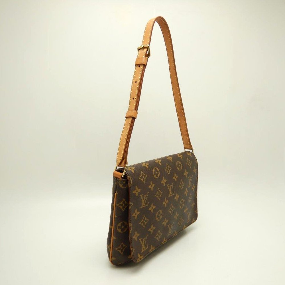 Louis Vuitton Monogram M tte Tango Short Shoulder Bag Brown