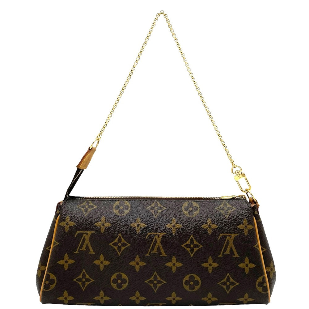 Louis Vuitton Monogram Eva Mini Handbag Chain Shoulder Bag Brown