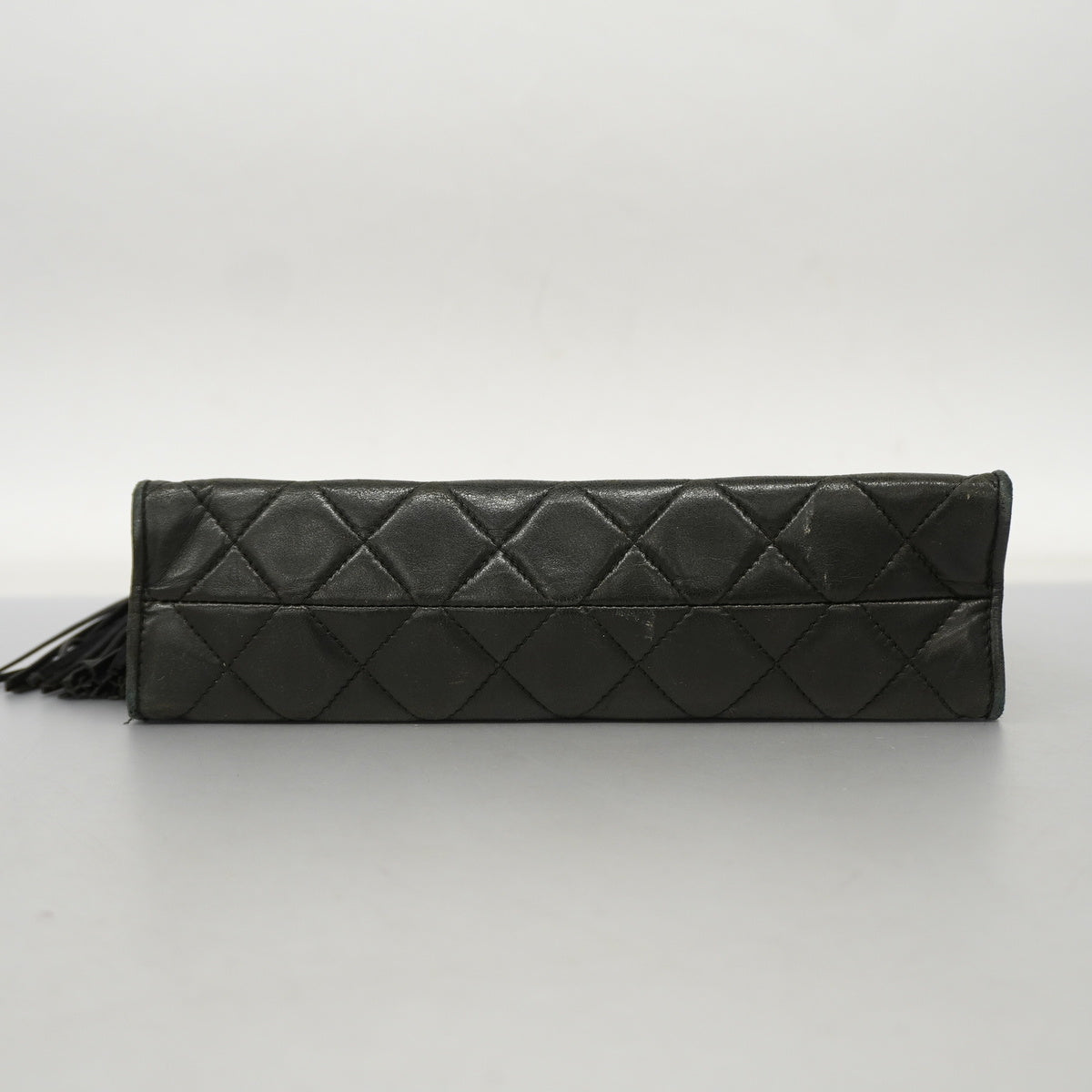 Chanel Shoulder Bag Matelasse Chain Lambskin Black