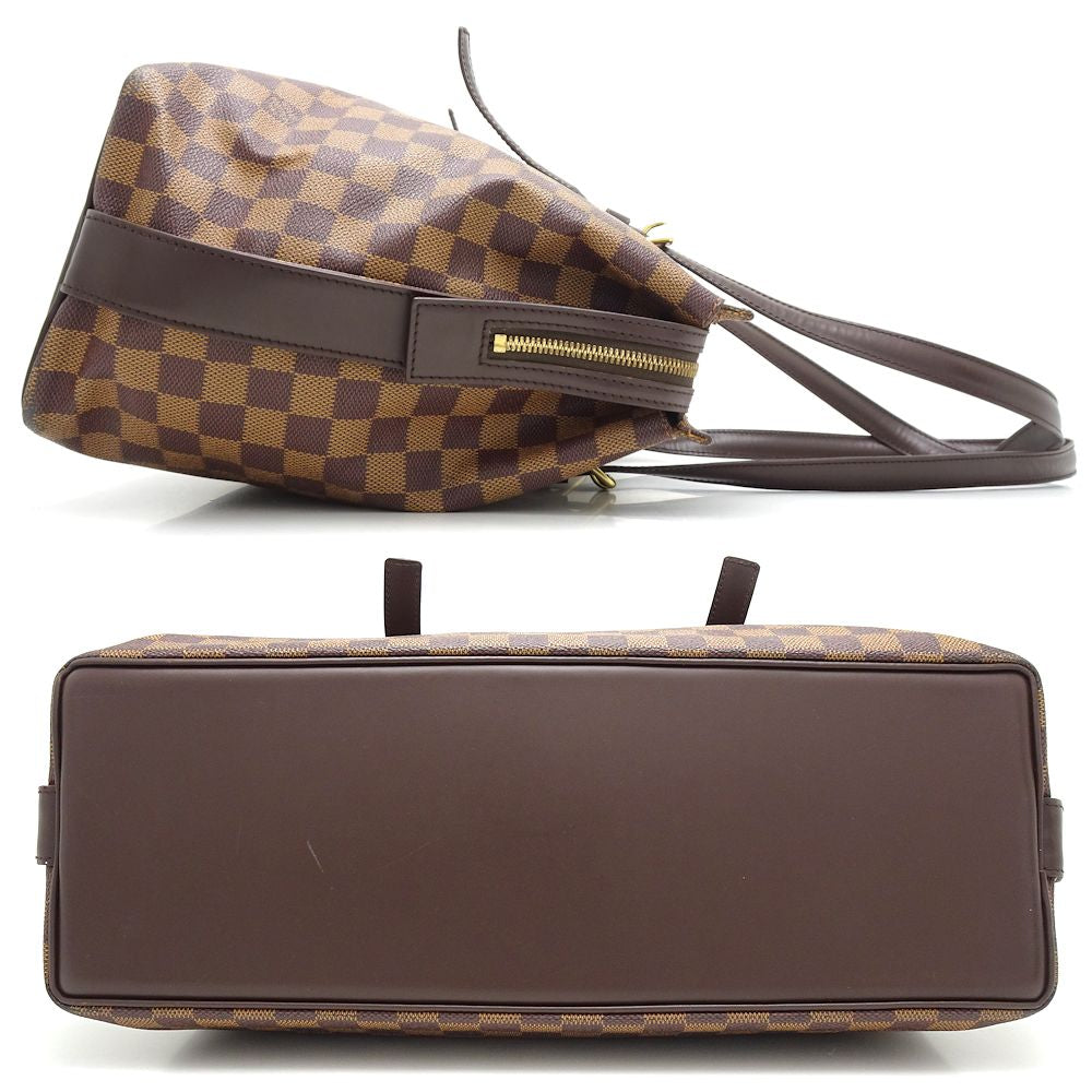 Louis Vuitton  Damier Chelsea Ebene Shoulder Brown
