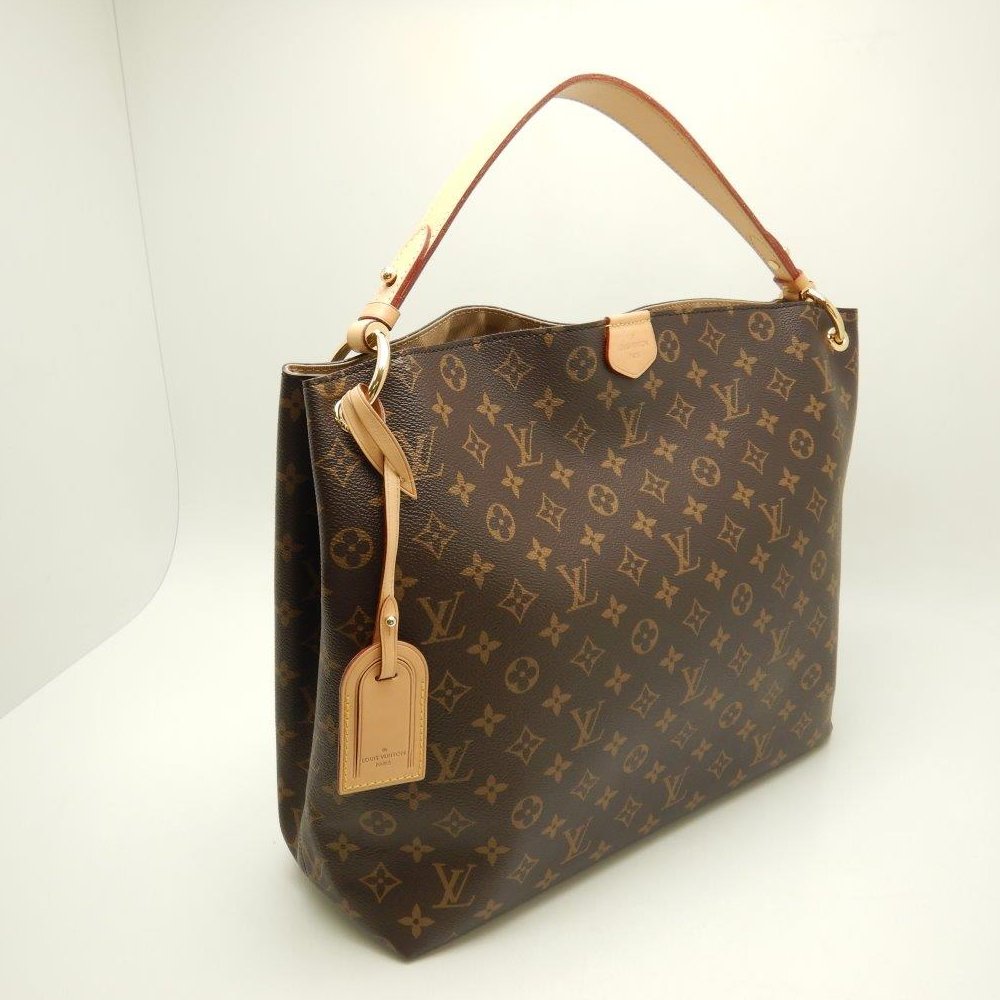 Louis Vuitton Monogram Graceful MM Brown Shoulder Bag