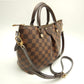 Louis Vuitton Damier Sienna PM Ebene 2WAY Bag Brown