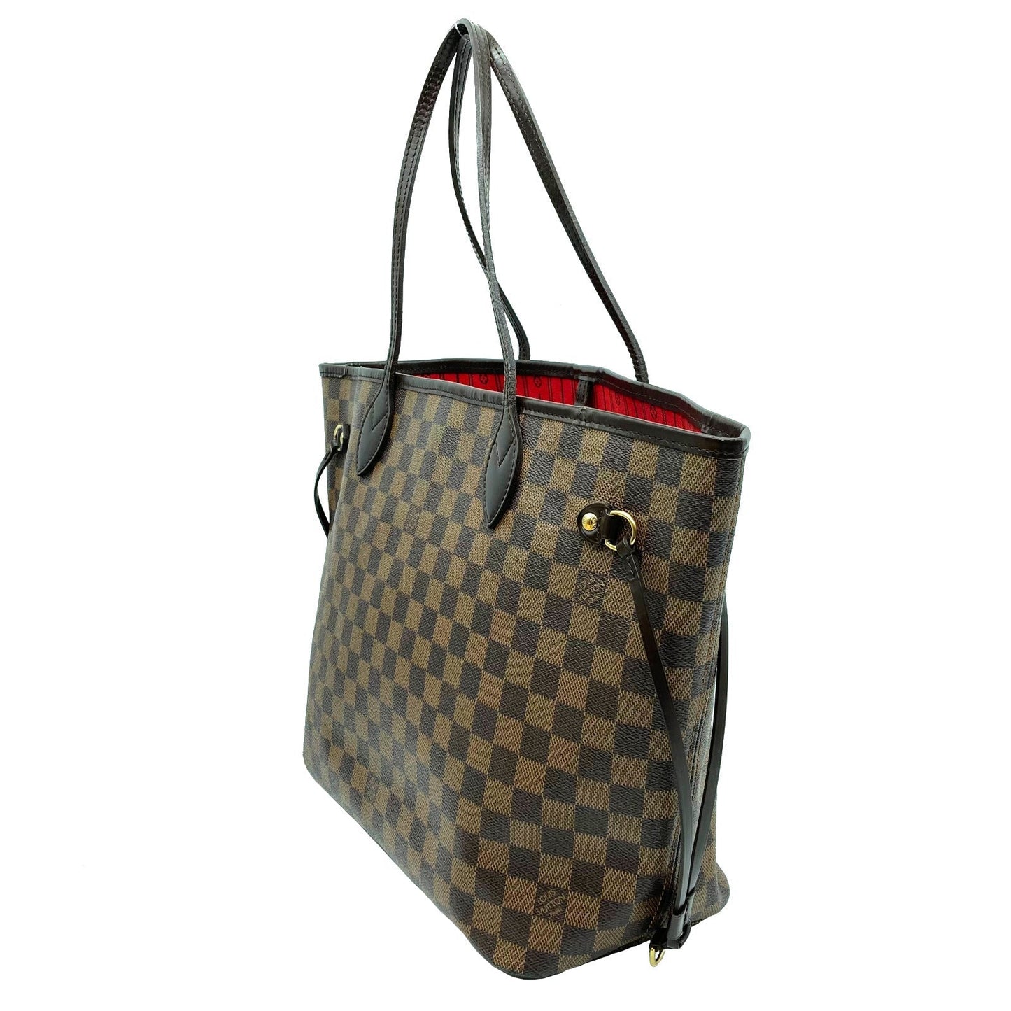 Louis Vuitton Neverfull MM Tote Bag Coated Canvas Damier