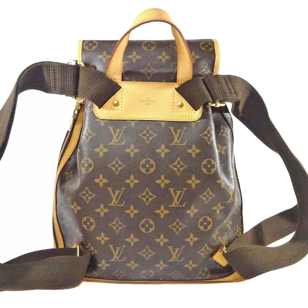 Louis Vuitton Monogram Sac A De Bosphor Backpack Daypack Brown