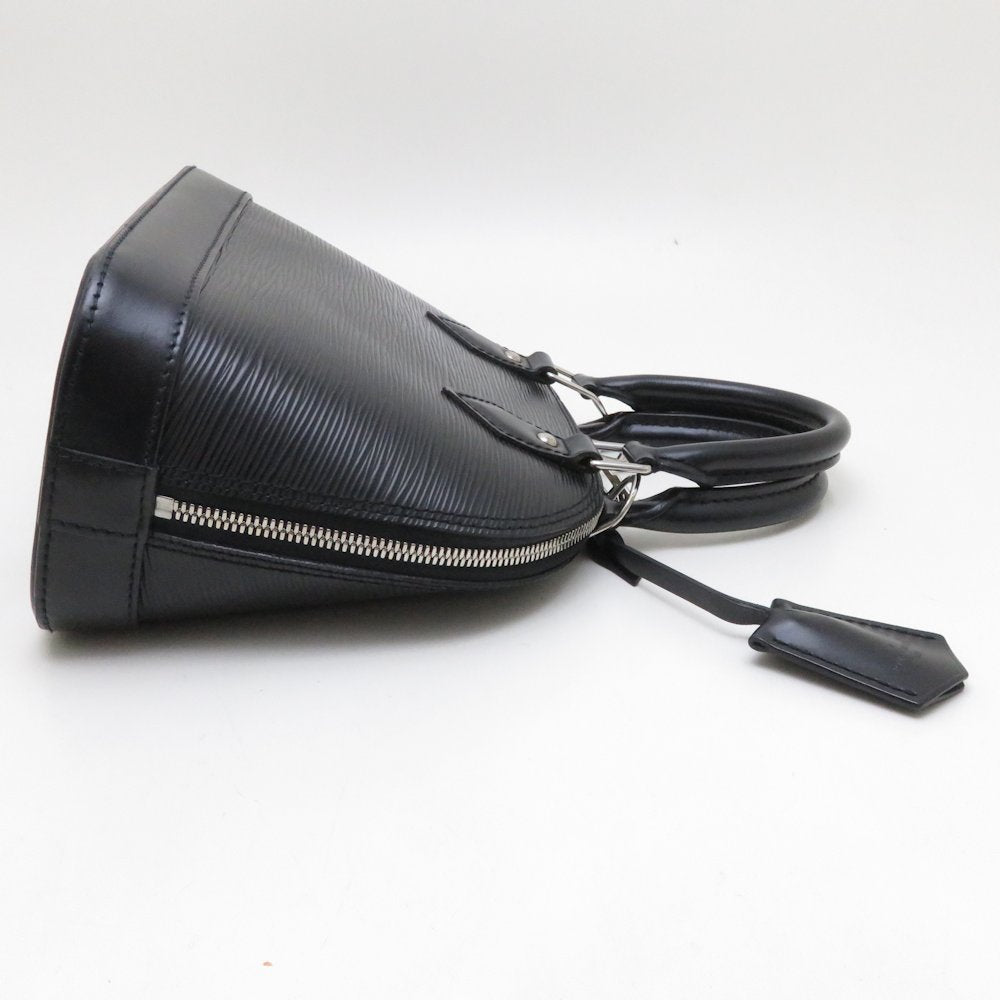 Louis Vuitton Epi Alma BB Noir 2WAY Handbag Black