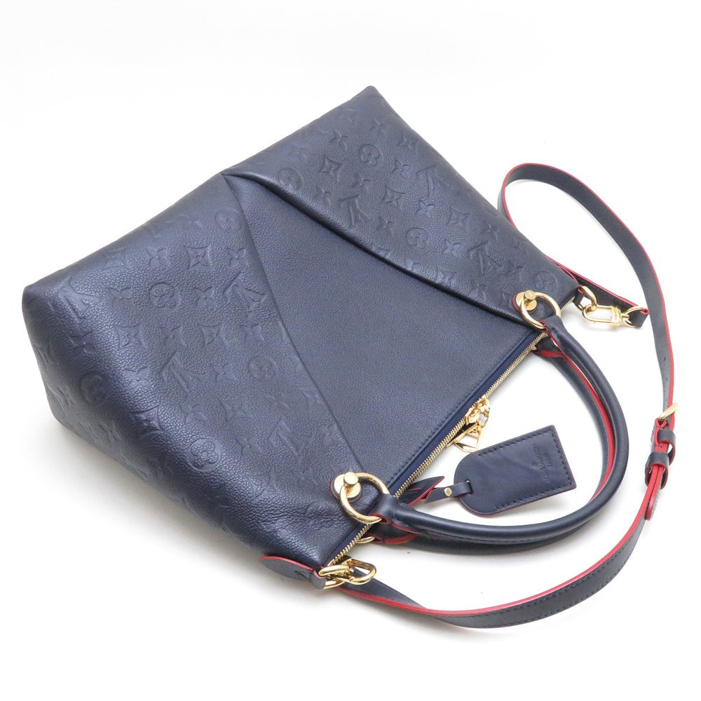 Louis Vuitton Tote Bag V MM Emplant Marine Rouge 2WAY