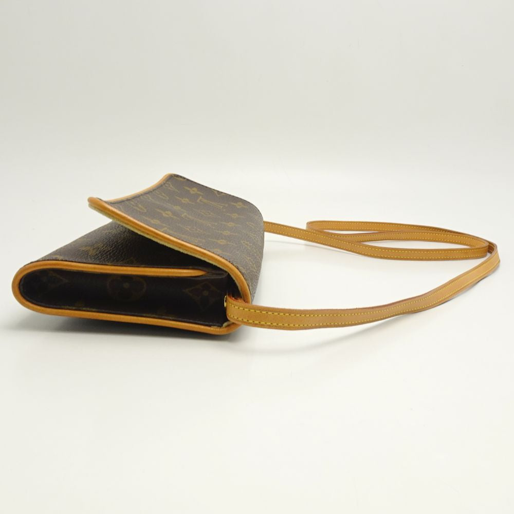 Louis Vuitton  Monogram Pochette Twin GM Brown Diagonal