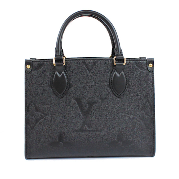 Louis Vuitton Amplant Black On The Go PM Handbag