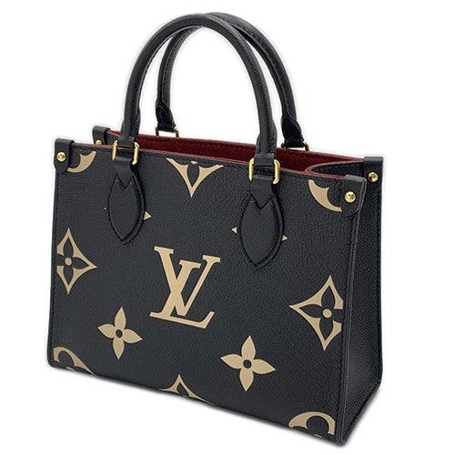 Louis Vuitton Bicolor Monogram Implant On The Go PM Black