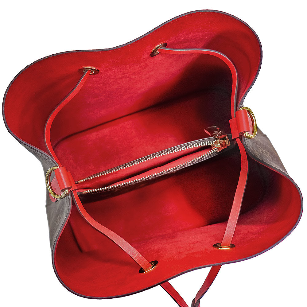 Louis Vuitton NeoNoe Shoulder Bag Monogram Brown Red