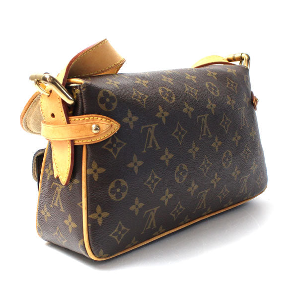 Louis Vuitton Monogram Hudson PM Shoulder Bag Brown