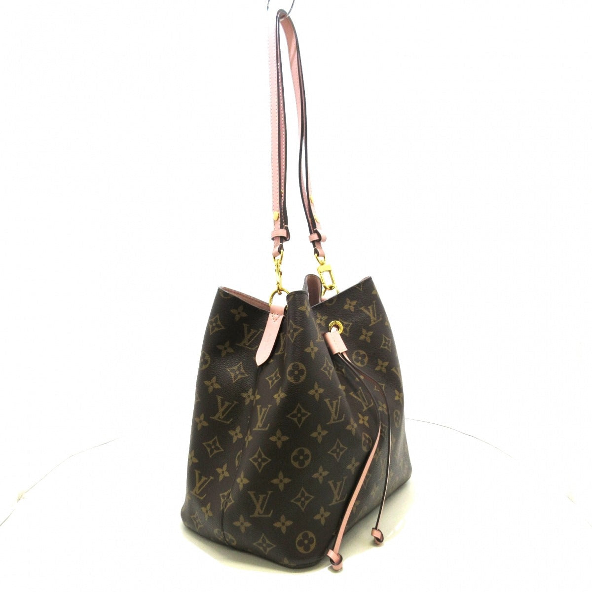 Louis Vuitton Neonoe Shoulder Bag Rose Poodle Monogram Canvas