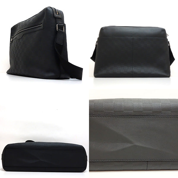 Louis Vuitton Calypso GM Shoulder Bag Damier Infini Onyx Black