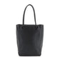 Chanel Essential Tote Bag Leather Black Silver Metal Fittings