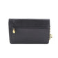 Chanel Cocomark Chain Wallet Long Wallet Caviar Skin Black