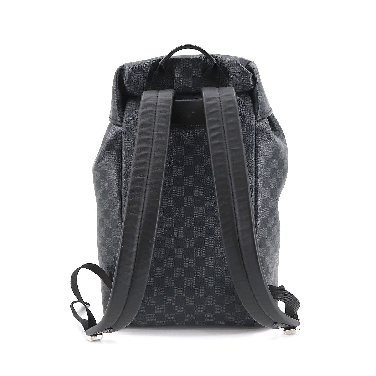 Louis Vuitton Damier Graphite Zack Backpack Silver Metal Fittings