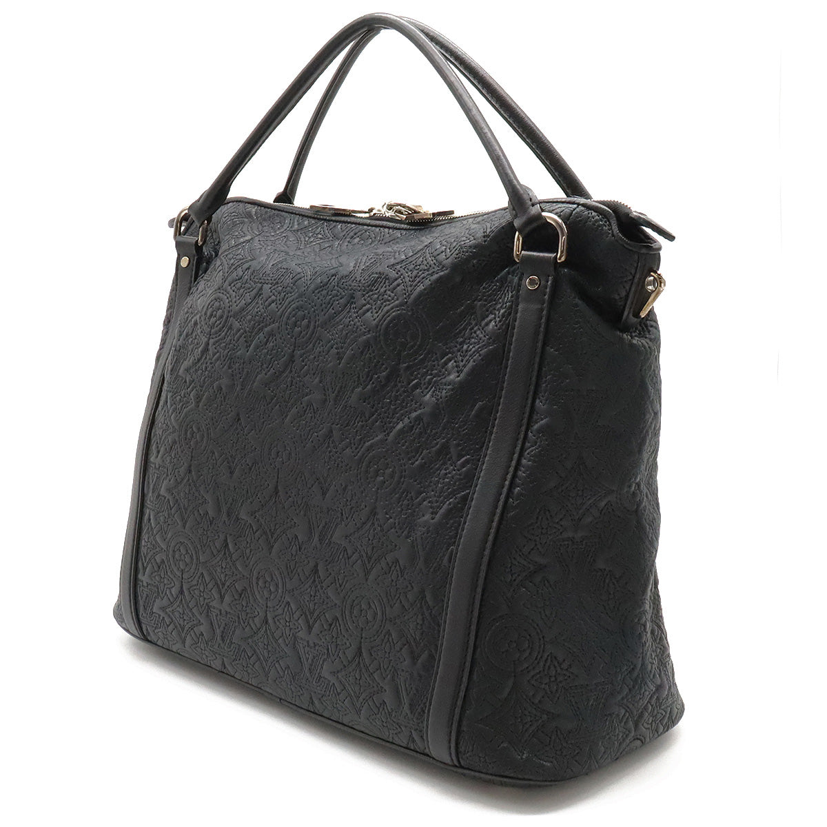 Louis Vuitton Monogram Antia Ixia MM Tote Bag Handbag Noir Black