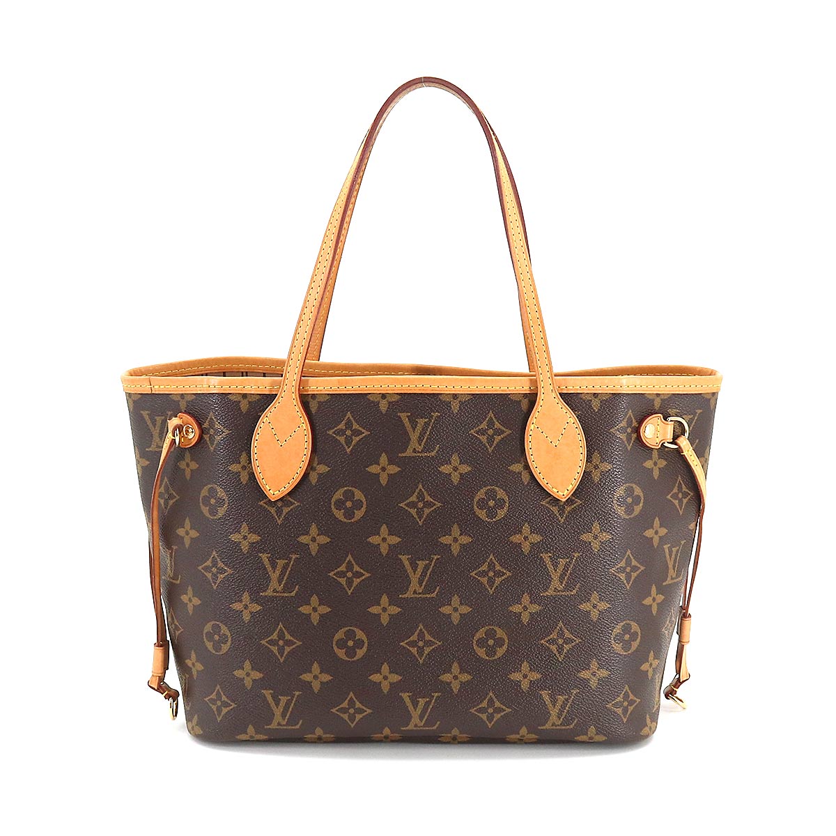 Louis Vuitton Monogram Neverfull PM Tote Bag Brown