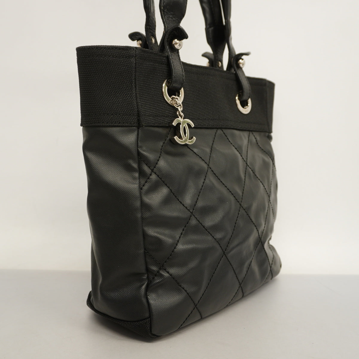 Chanel Tote Bag Paris Biarritz Black