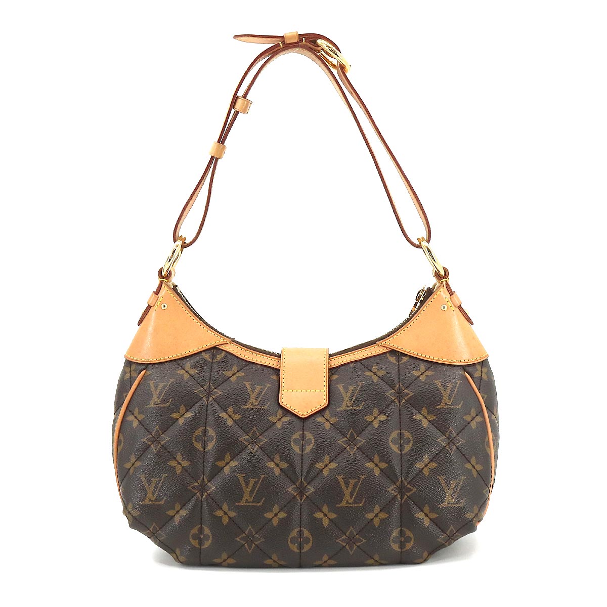 Louis Vuitton Monogram Etoile City Bag PM Shoulder Brown Gold Hardware