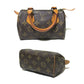 Louis Vuitton Monogram Mini Speedy Shoulder Bag Boston Bag