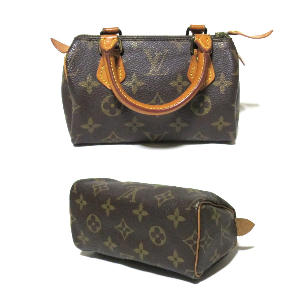 Louis Vuitton Monogram Mini Speedy Shoulder Bag Boston Bag