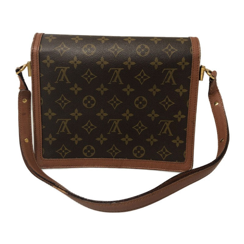 Louis Vuitton Raspail Monogram Shoulder Bag Brown