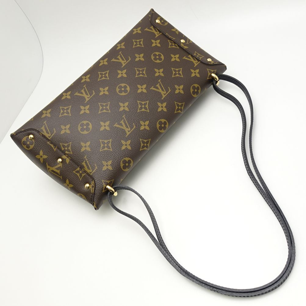 Louis Vuitton Monogram Sac Triangle PM Brown Shoulder Bag