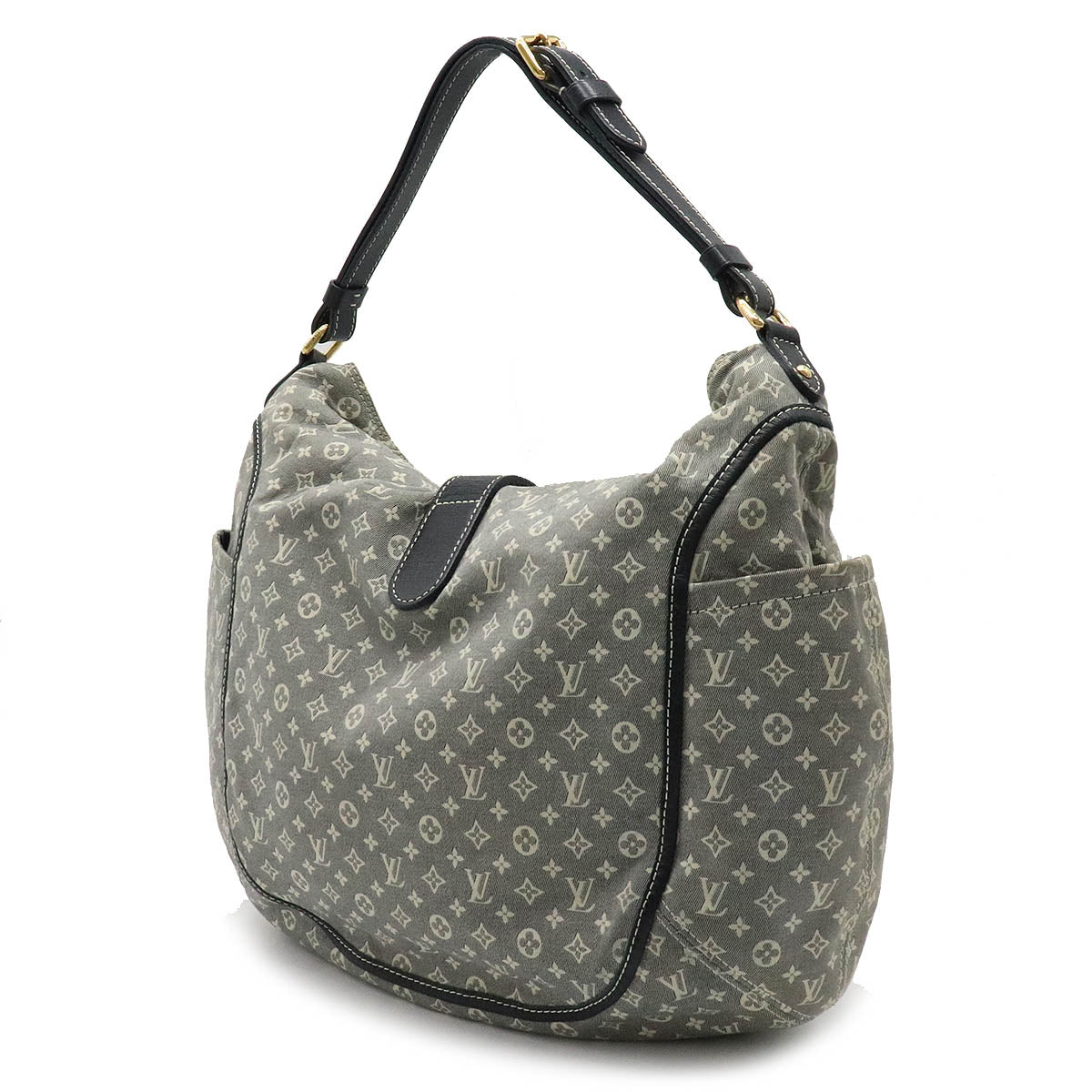 Louis Vuitton Idile Saumur Shoulder Bag Ankle Black