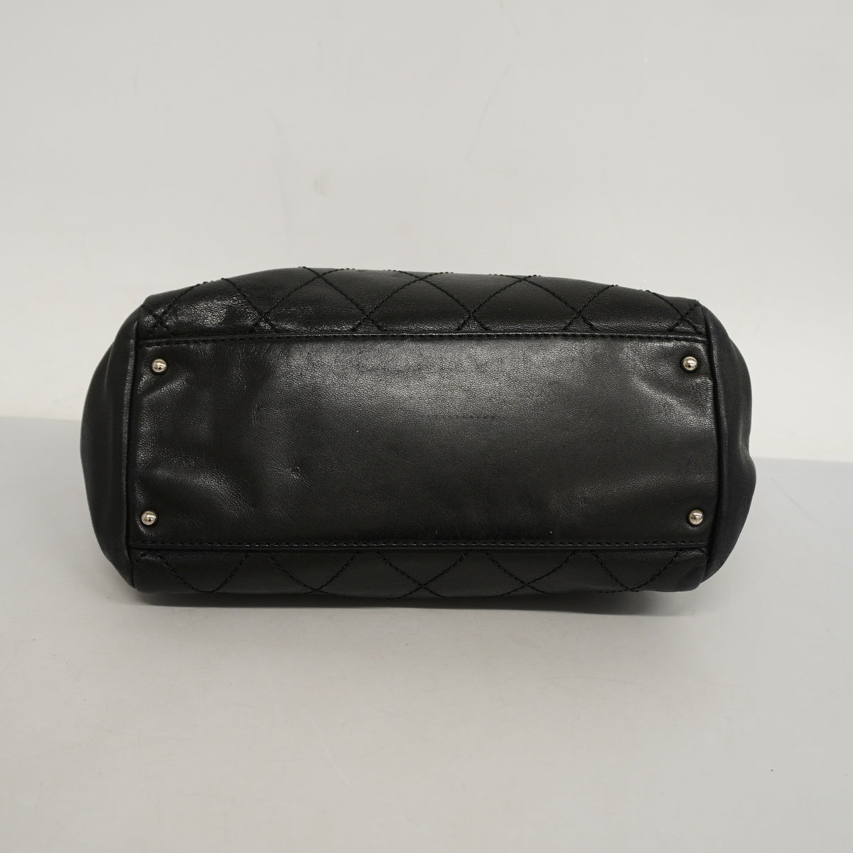 Chanel Handbag Matelasse Lambskin Black