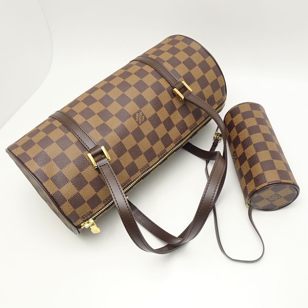 Louis Vuitton  Damier Papillon 30 Ebene Handbag